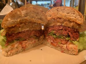 Incredible burger  at Barefood Bangkok in Bangkok