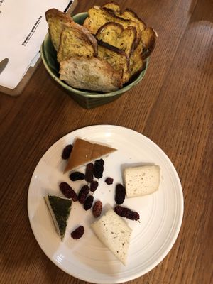 Cheese platter at Barefood Bangkok in Bangkok