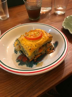 Lasagne 💚 at Barefood Bangkok in Bangkok