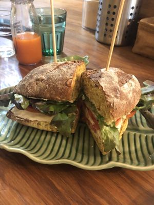 Truffle cheese sandwich at Barefood Bangkok in Bangkok