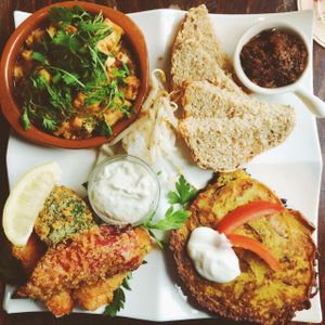 Starter mix main course at ACU in Utrecht