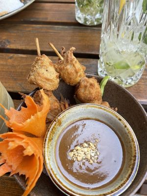 Tofu satay   at Chay Long in Berlin