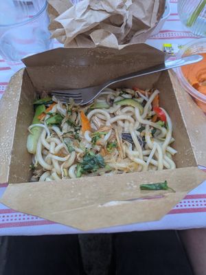 Fried Udon noodles - 3.5/5 at Chay Long in Berlin