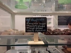 Many donuts at Bloom Bake Shop in Madison