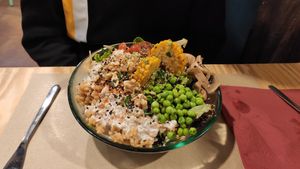 Arroz integral at Mapa Verde in San Sebastian