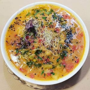 Sopa thai at Mapa Verde in San Sebastian