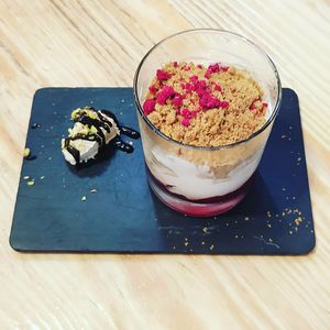 Tarta de queso at Mapa Verde in San Sebastian