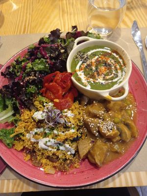 Plato del día at Mapa Verde in San Sebastian