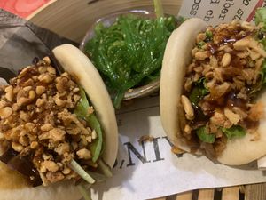Bao bread  at Mapa Verde in San Sebastian