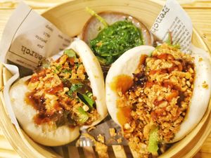 Pan bao at Mapa Verde in San Sebastian