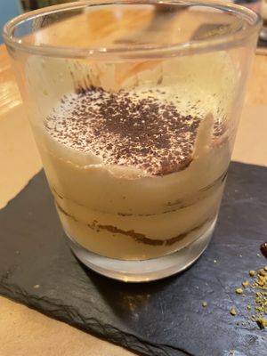 Tiramisu   at Mapa Verde in San Sebastian