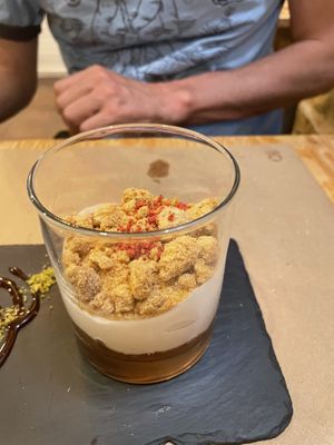 Cheesecake   at Mapa Verde in San Sebastian