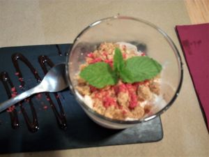 Tarta de queso - Cheesecake at Mapa Verde in San Sebastian