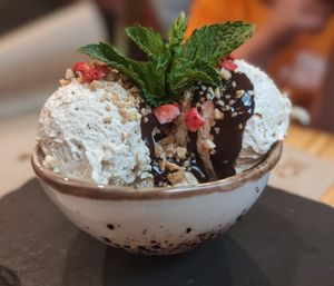 Mouse de bolachas at Mapa Verde in San Sebastian