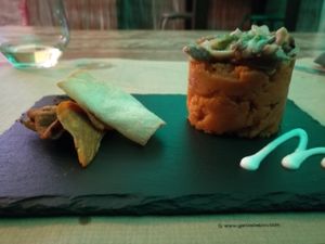 Pastel de boniato at Mapa Verde in San Sebastian