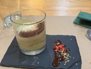 Tiramisu  at Mapa Verde in San Sebastian