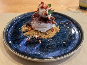 Cheese cake  at Mapa Verde in San Sebastian