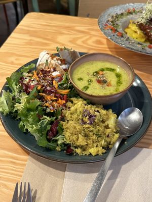 Daily plate  at Mapa Verde in San Sebastian