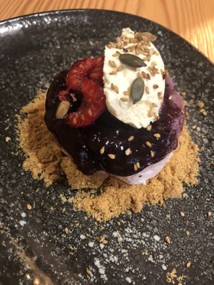 Cheesecake  at Mapa Verde in San Sebastian