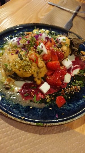 Aubergine at Mapa Verde in San Sebastian