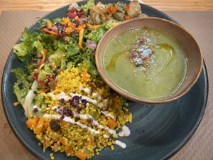 Plato Mapa Verde (plato distinto cada día)   at Mapa Verde in San Sebastian