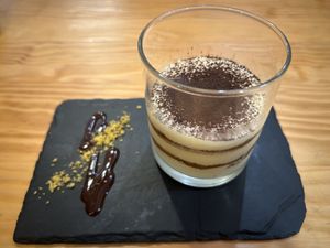 Tiramisú   at Mapa Verde in San Sebastian