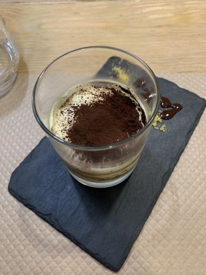 Tiramisu   at Mapa Verde in San Sebastian