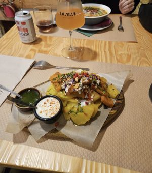 potatoes  at Mapa Verde in San Sebastian