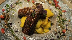 Jackfruit asado at Mapa Verde in San Sebastian