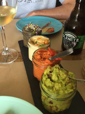 Great sharing dishes at mapa Verde at Mapa Verde in San Sebastian