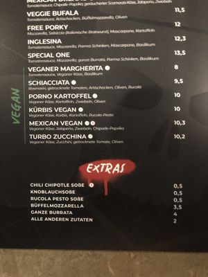 What a Rip-off!!!!! 5g of fungi = 2€ not for me again    at Zerostress Pizza - Friedrichshain in Berlin