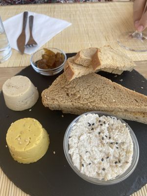 Vegan cheese plate  at VgOloso in Venice