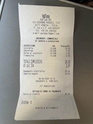   at VgOloso in Venice