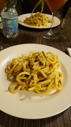 pici alla carbonara   at VgOloso in Venice