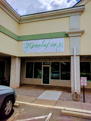 Entrance to the restaurant. at Greenleaf Cafe in Toledo