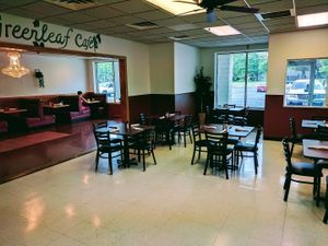 Partial view of the dining room. at Greenleaf Cafe in Toledo