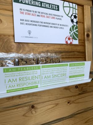 Interior at Just Organic Juice in Draper