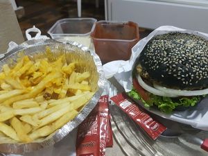 המבורגר שיטאקי at Las Vegans in Rio De Janeiro