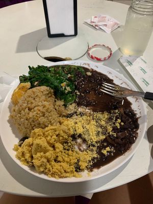 Meal of the day. Yummy!! at Las Vegans in Rio De Janeiro