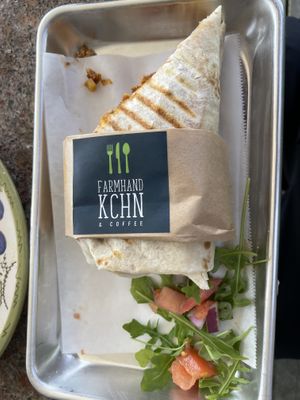 Chorizo wrap at FarmHand Kchn in St Augustine