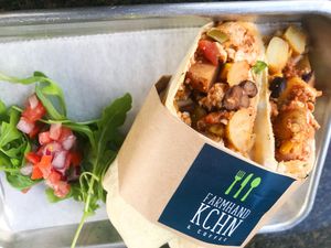 Tofu wrap  at FarmHand Kchn in St Augustine