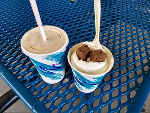 Vegan shake and flurry at Frosty Boy in Grand Rapids