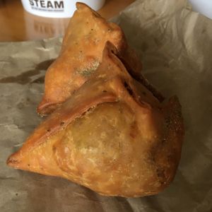 Samosas at Steam in Rotorua