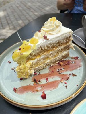 Lemon cake😍  at Rosenberg in Potsdam