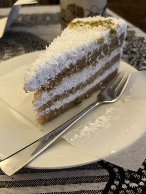 Coconut milk cake   at Rosenberg in Potsdam