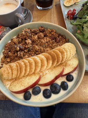 Granola bowl with vanilla yogurt  at Rosenberg in Potsdam