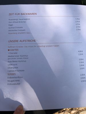 Backwaren und Aufstriche at Rosenberg in Potsdam