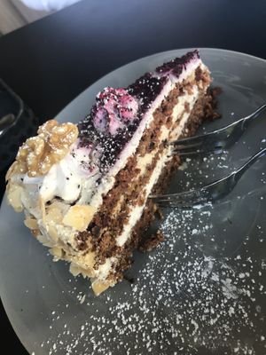 Carrot coconut cake  at Rosenberg in Potsdam