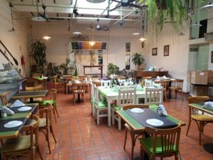 inside restaurant  at La Esquina de las Flores in Buenos Aires