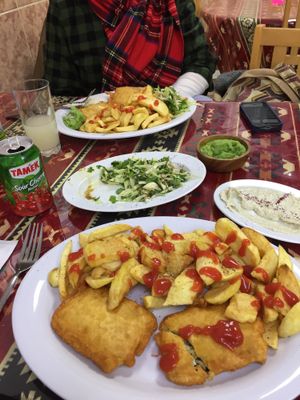 Our spread at Shakey Shakey.  at Shakey Shakey in Ramsgate